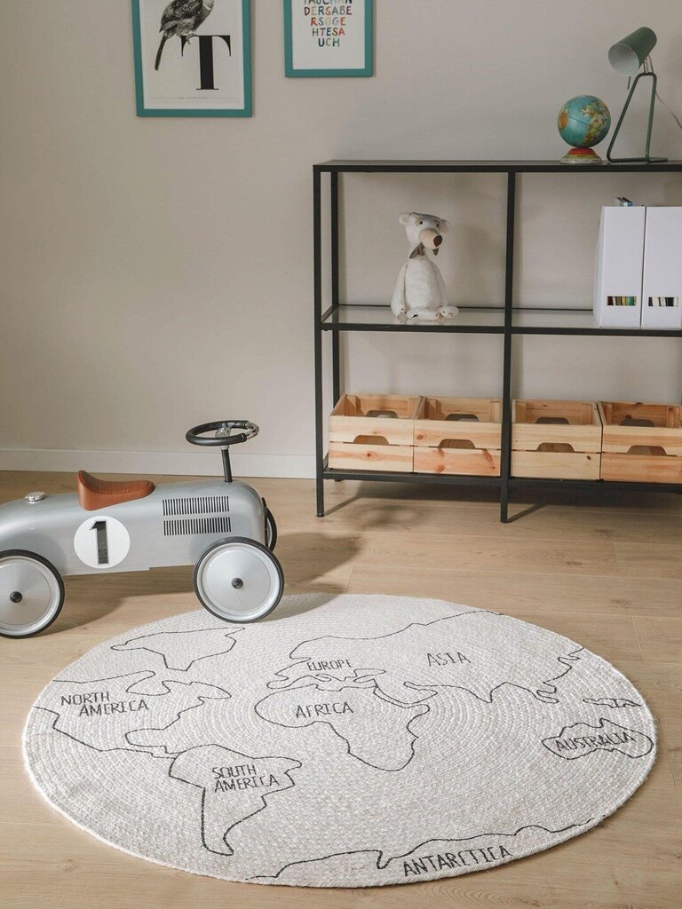 Benuta Laste vaip World Map, 115 cm hind ja info | Vaibad | kaup24.ee