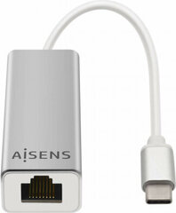 Адаптер USB—Ethernet Aisens A109-0341 USB 3.1 Серебристый 15 cm цена и информация | Адаптеры и USB-hub | kaup24.ee