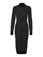 Vero Moda kleit naistele 10270912*02, must/hall hind ja info | Kleidid | kaup24.ee
