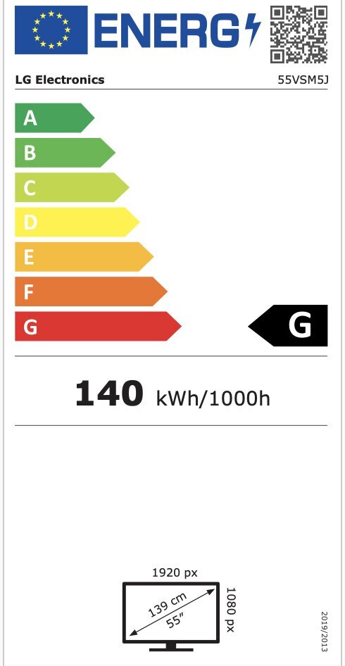 LG 55VSM5J hind ja info | Monitorid | kaup24.ee