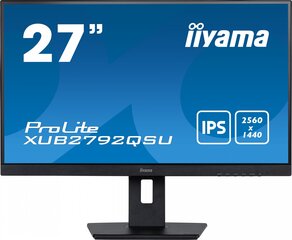 Iiyama XUB2792QSU-B5 цена и информация | Iiyama Мониторы, стойки для мониторов | kaup24.ee