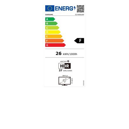 Samsung LS27A800UNPXEN цена и информация | Monitorid | kaup24.ee