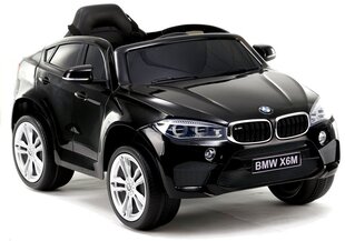 Elektriauto lastele BMW X6, must hind ja info | Laste elektriautod | kaup24.ee