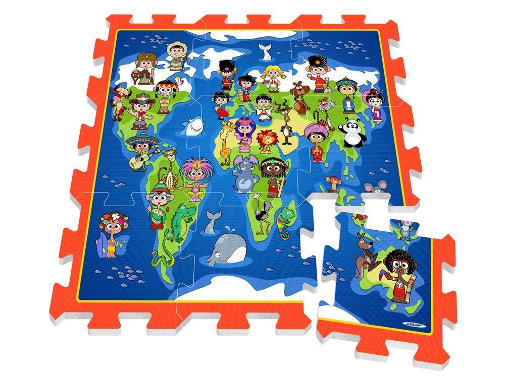 Pehme puzzle Maailma lapsed, 9. osa hind ja info | Pusled | kaup24.ee