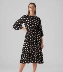 Vero Moda naiste kleit 10296908*01, must/beež 5715430629619 цена и информация | Платья | kaup24.ee