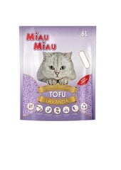 Tofu kassipesu MIAU MIAU Lavendel, 6L цена и информация | Наполнители для кошачьих туалетов | kaup24.ee