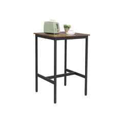 Барный стол Vasagle черный, коричневый цена и информация | Кухонные и обеденные столы | kaup24.ee