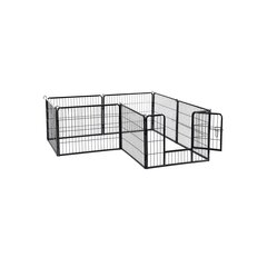 Клетка для собаки Feandrea черная цена и информация | Переноски, сумки | kaup24.ee