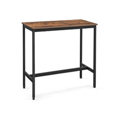Барный стол Vasagle коричневый цена и информация | Кухонные и обеденные столы | kaup24.ee