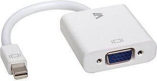 Mini DisplayPort-VGA Adapter V7 CBL-MV1WHT-5E цена и информация | Адаптеры и USB-hub | kaup24.ee