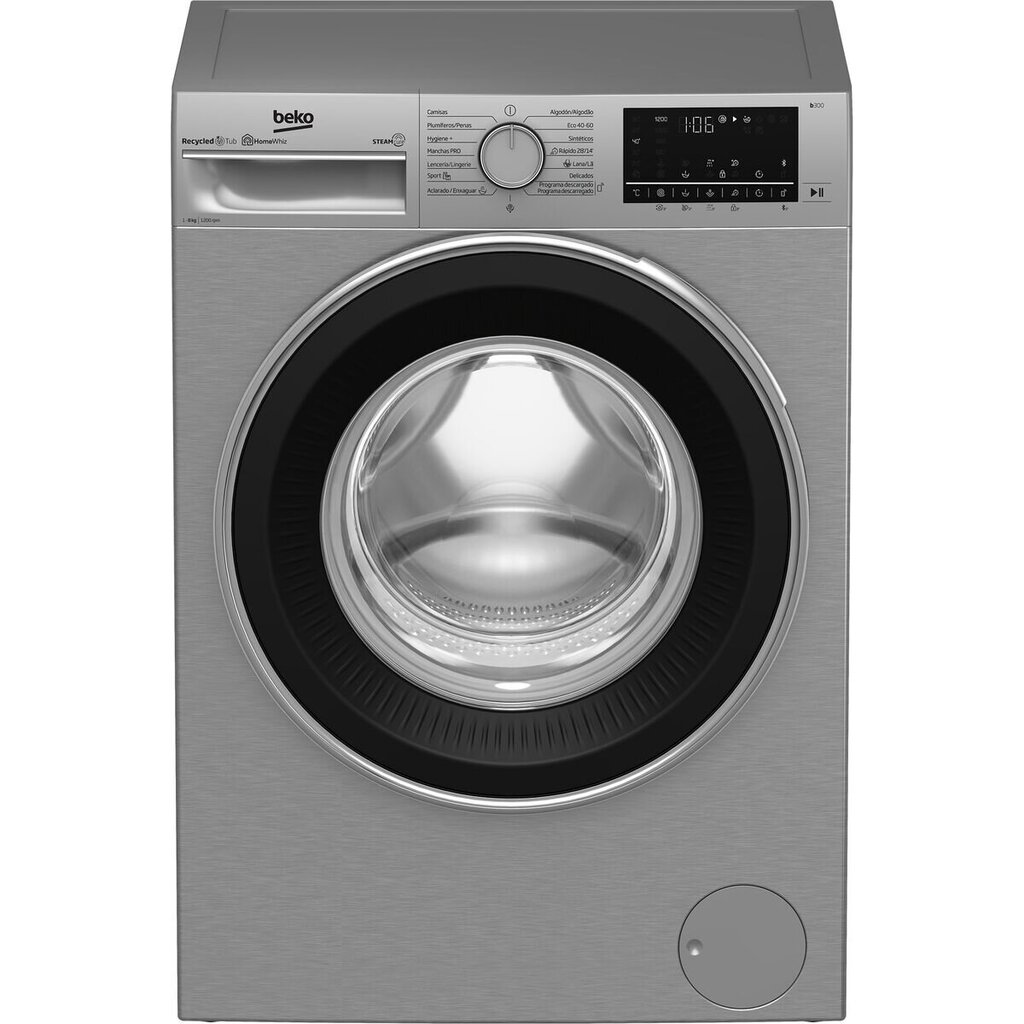 Beko B3WFT58220X 8 kg 1200 rpm 60 cm hind ja info | Pesumasinad | kaup24.ee