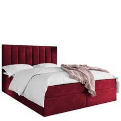 Двуспальная кровать Hugo 180x200 см, красная цена и информация | Кровати | kaup24.ee