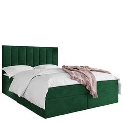 Двуспальная кровать Hugo 180x200 см, синяя цена и информация | Кровати | kaup24.ee