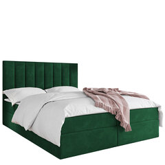 Двуспальная кровать Hugo 180x200 см, зеленая цена и информация | Кровати | kaup24.ee