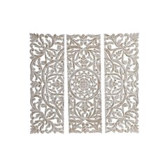 Настенный декор DKD Home Decor, белый, деревянный MDF, 30 x 2 x 90 cм цена и информация | Детали интерьера | kaup24.ee