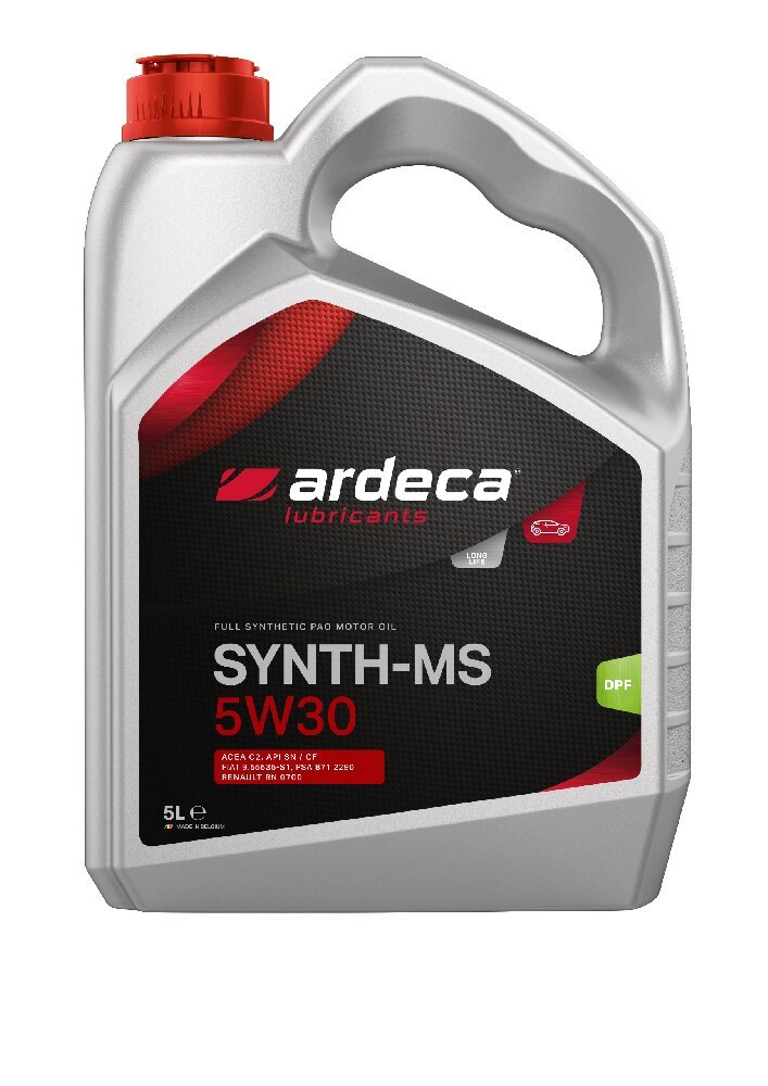 Õli Ardeca Synth-MS 5W-30, 5 l hind ja info | Mootoriõlid | kaup24.ee