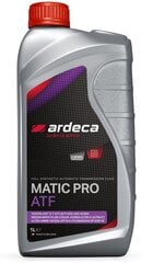 Käigukastiõli Ardeca Matic-PRO ATF, 1 l цена и информация | Другие масла | kaup24.ee