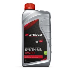 Масло Ardeca Synth-MS 0W-30, 1 л цена и информация | Моторные масла | kaup24.ee