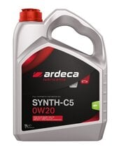 Масло Ardeca Synth-C5 0W-20, 5 л цена и информация | Моторные масла | kaup24.ee