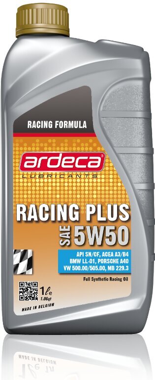 Õli Ardeca Racing Plus 5W-50, 1 l hind ja info | Mootoriõlid | kaup24.ee