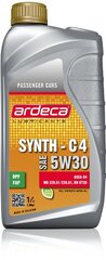 Масло Ardeca Synth-C4 5W-30, 1 л цена и информация | Моторные масла | kaup24.ee