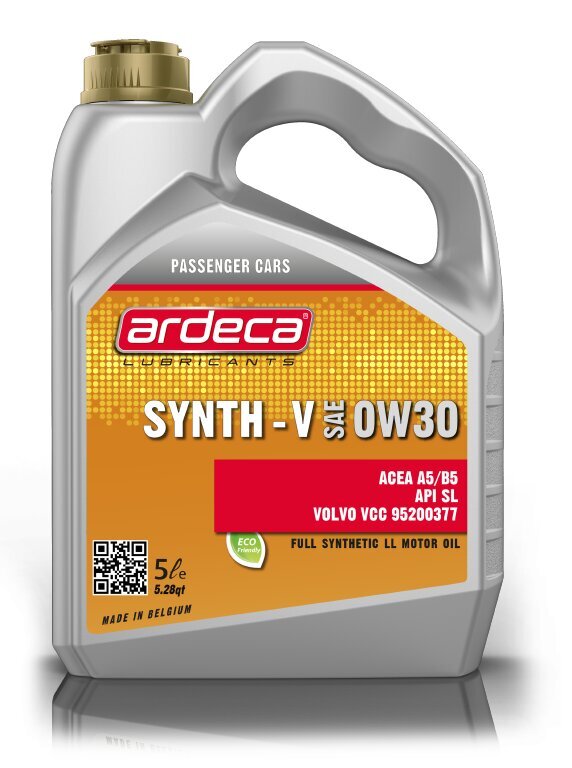 Õli Ardeca Synth-V 0W-30, 5 l hind ja info | Mootoriõlid | kaup24.ee