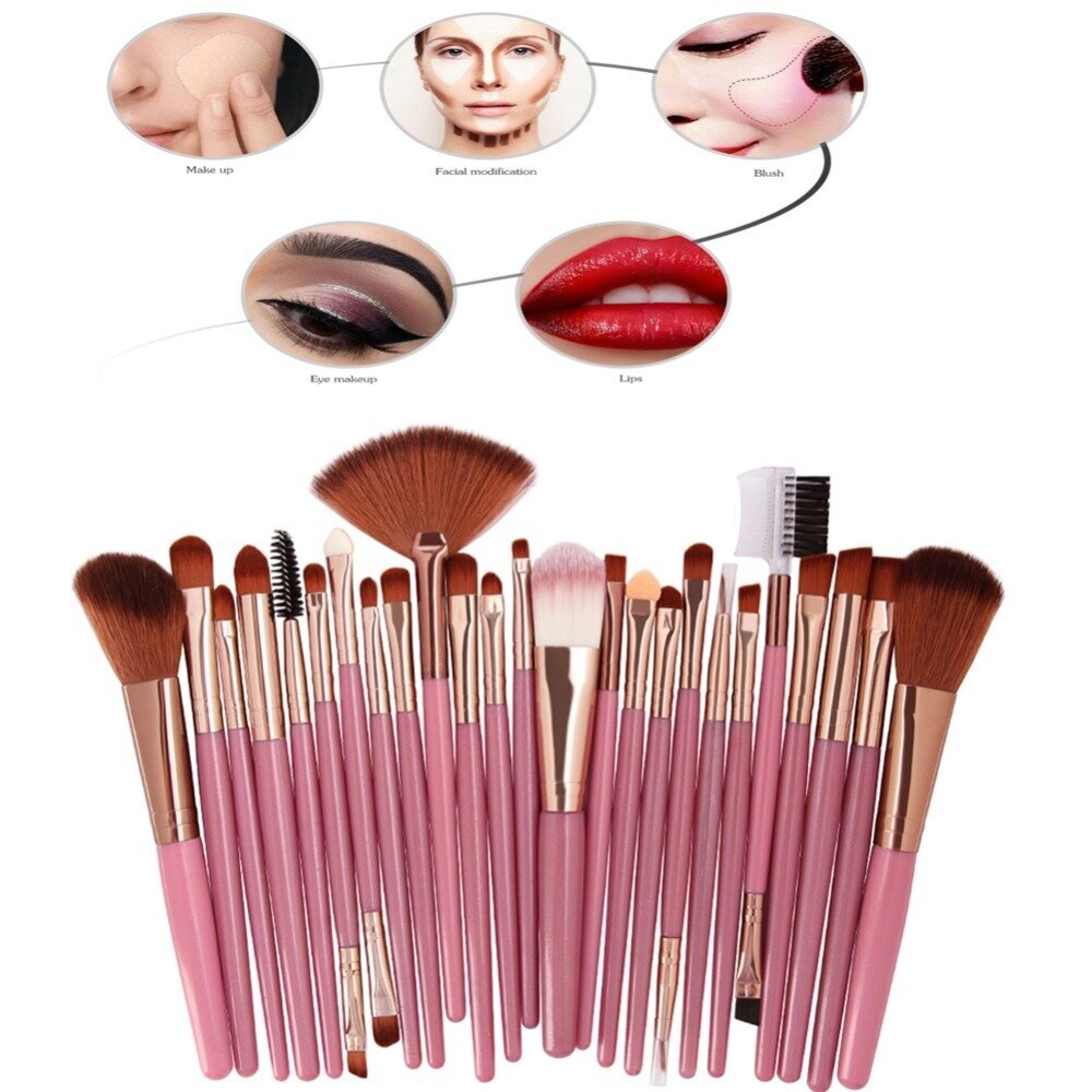 Meigipintslite komplekt Professional Make-Up Brush Set, 18 tk hind ja info | Meigipintslid, -käsnad | kaup24.ee
