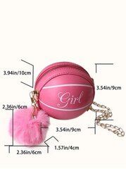 Сумка-мяч, розовая цена и информация | Женские сумки | kaup24.ee