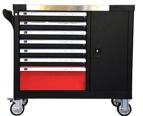 Шкаф для инструментов Verke H70098 | 7 ящиков | дверцы | 195 шт. цена и информация | Механические инструменты | kaup24.ee