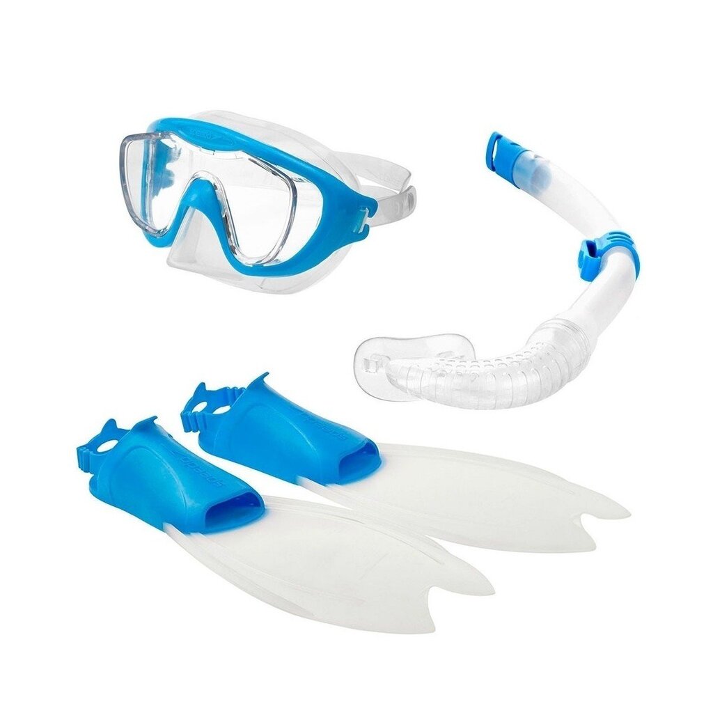 Sukeldumiskomplekt Speedo Glide Junior, sinine hind ja info | Snorgeldamise komplektid | kaup24.ee
