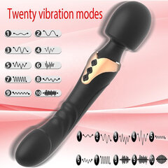 2-ühes vibraator koos masseerijaga, Livman, E-49 hind ja info | Vibraatorid | kaup24.ee