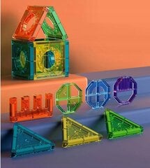 3D magnetklotsid Stem Magnetic Building Tiles, 73 tk hind ja info | Klotsid ja konstruktorid | kaup24.ee