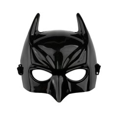 Halloweeni mask Batman, must 18x16,5 cm hind ja info | Karnevali kostüümid | kaup24.ee