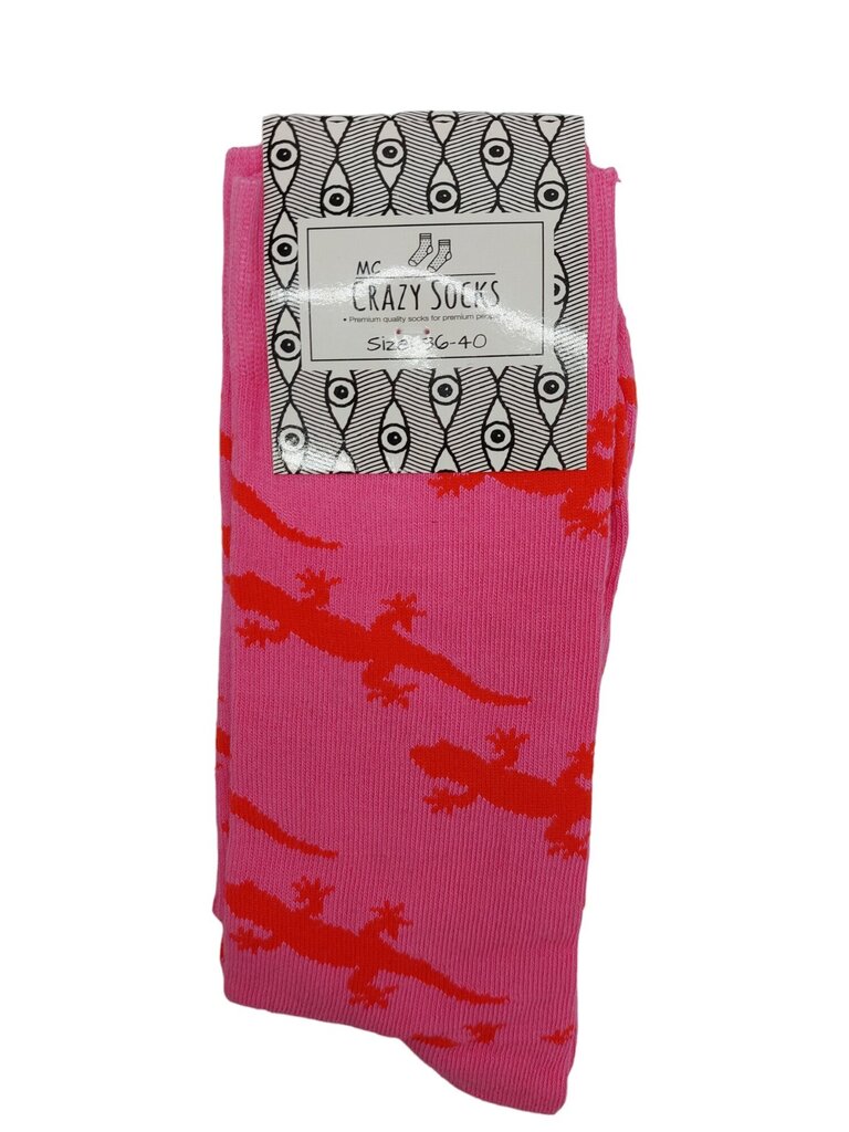 Sokid unisex Crazy Socks, roosa hind ja info | Meeste sokid | kaup24.ee