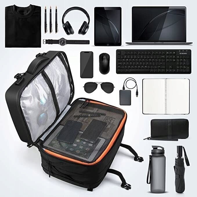 K&M 17,3-tolline sülearvuti seljakott reisikott hind ja info | Sülearvutikotid | kaup24.ee