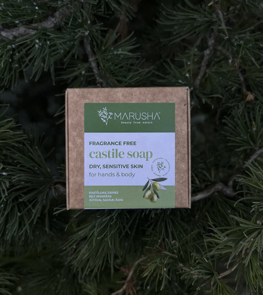Naturaalne, lõhnatu seep kuivale nahale Marusha Castile, 85 g hind ja info | Seebid | kaup24.ee