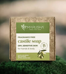 Натуральное мыло для сухой кожи без запаха MARUSHA CASTILE, 85 г цена и информация | Мыло | kaup24.ee