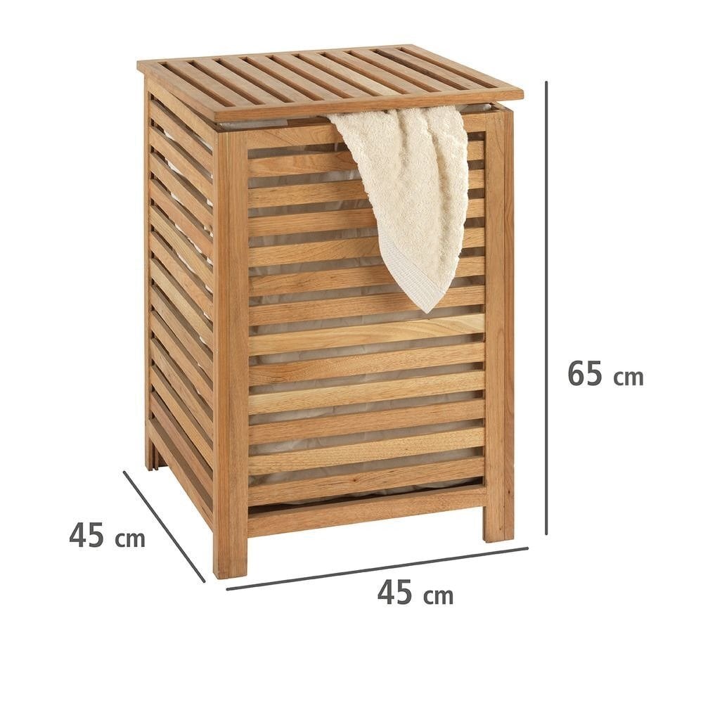 Pesukorv Weko, 45x45x65 cm, pruun hind ja info | Vannitoa sisustuselemendid ja aksessuaarid | kaup24.ee