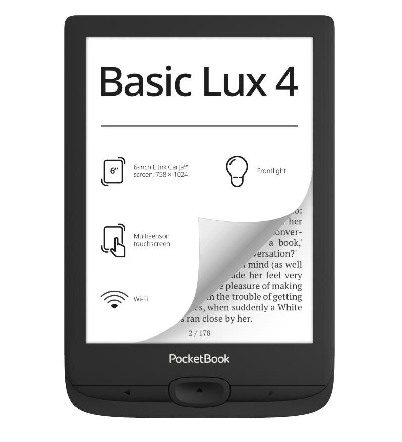 PocketBook Basic Lux 4 цена и информация | E-lugerid | kaup24.ee