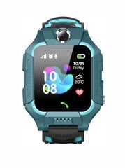 Детские умные часы Q19 зеленого цвета, с GPS. цена и информация | Смарт-часы (smartwatch) | kaup24.ee