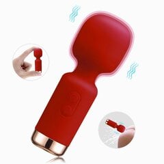 Vibraator Mini Massager Wand Livman E-50, punane hind ja info | Vibraatorid | kaup24.ee