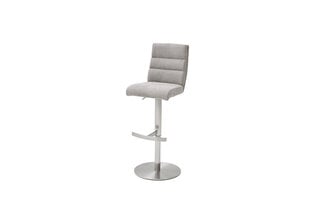 Барный-полубарный стул Giulia B-1, гобелен, светло-серый цена и информация | Стулья для кухни и столовой | kaup24.ee