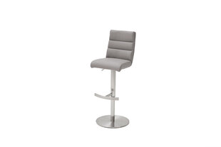 Барный-полубарный стул Giulia B-2, гобелен, светло-серый цена и информация | Стулья для кухни и столовой | kaup24.ee