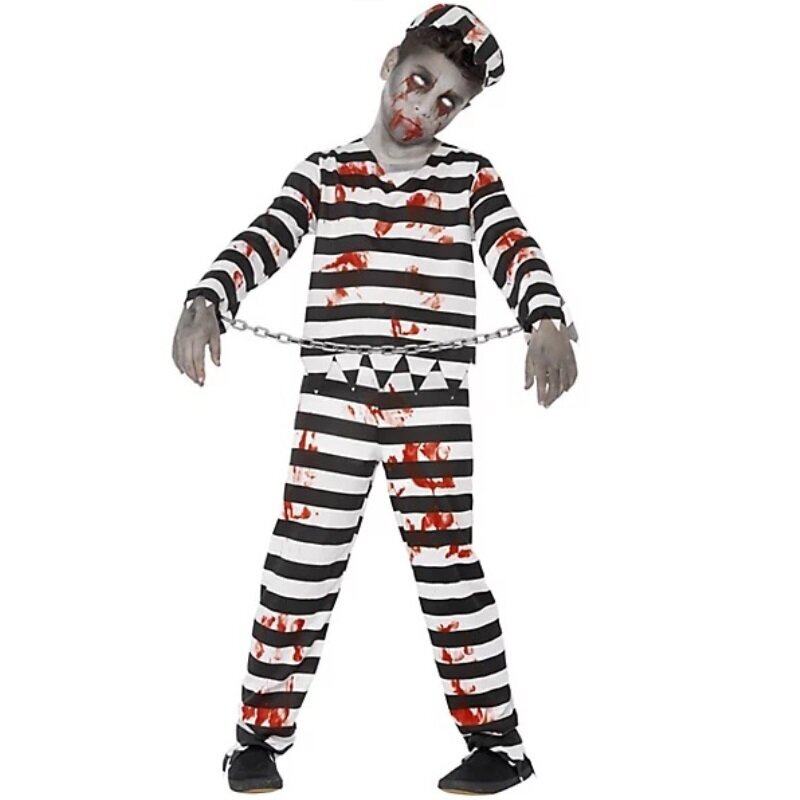 Laste vangi-zombi kostüüm цена и информация | Karnevali kostüümid | kaup24.ee