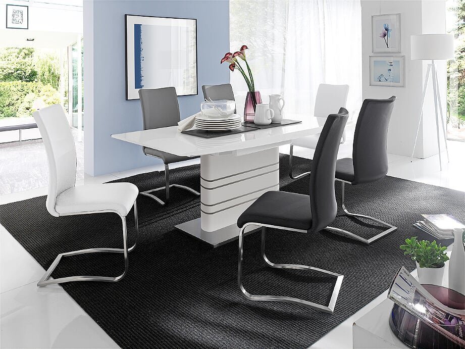 2 tooli komplekt Arco, must hind ja info | Söögilaua toolid, köögitoolid | kaup24.ee