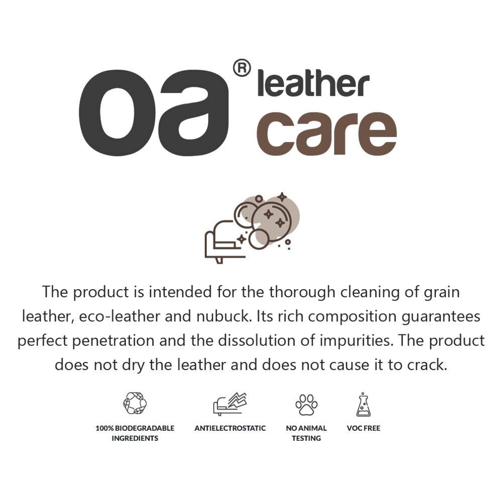 OA maha puhastusvahend Leather Care kaitse määrdumise eest, 500 ml цена и информация | Puhastusvahendid | kaup24.ee