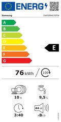 Samsung DW50R4070FW 45 cm hind ja info | Samsung Köögitehnika | kaup24.ee