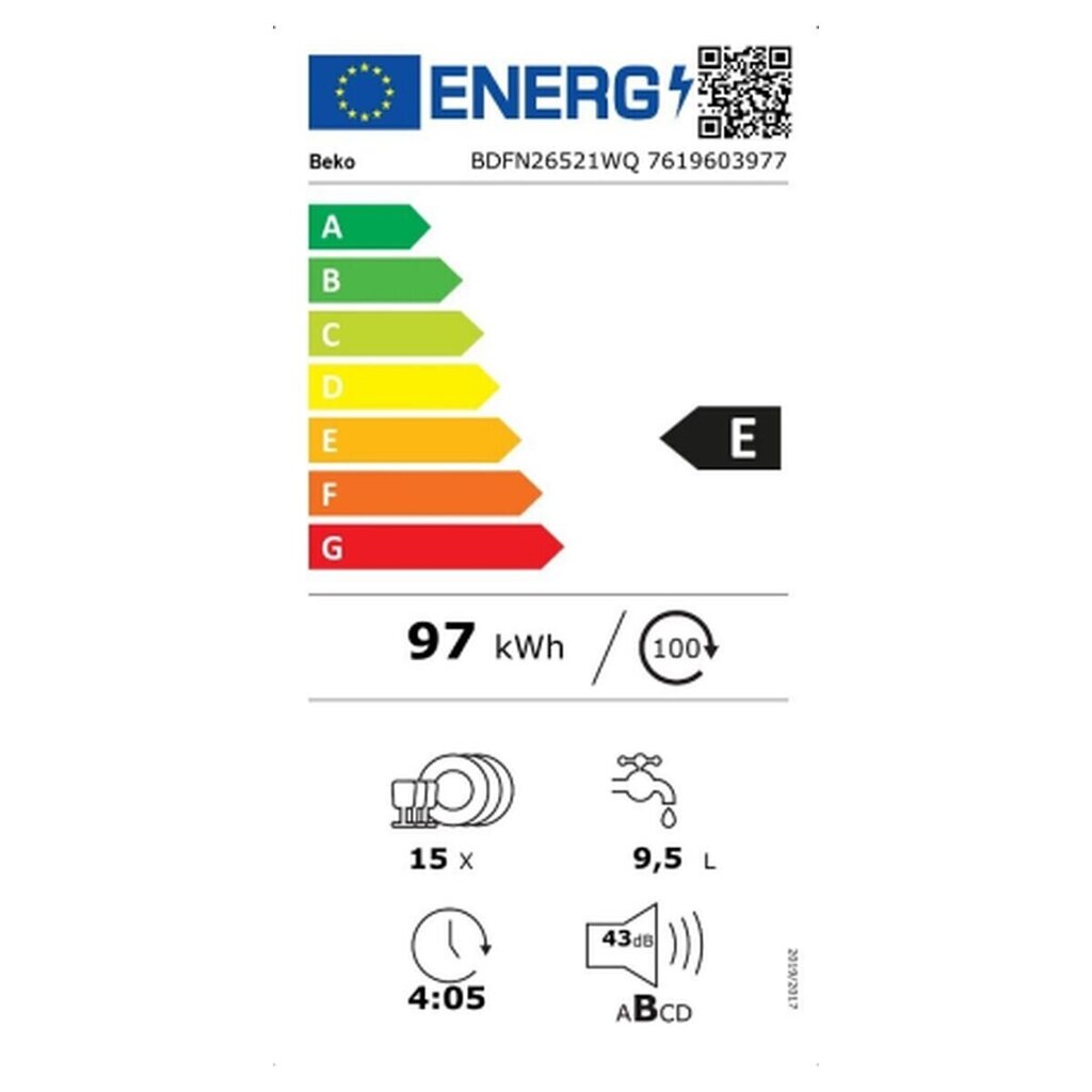 Beko BDFN26521XQ hind ja info | Nõudepesumasinad | kaup24.ee