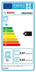 Bosch HBG635NS1 71 L 3650W A+ цена и информация | Духовки | kaup24.ee