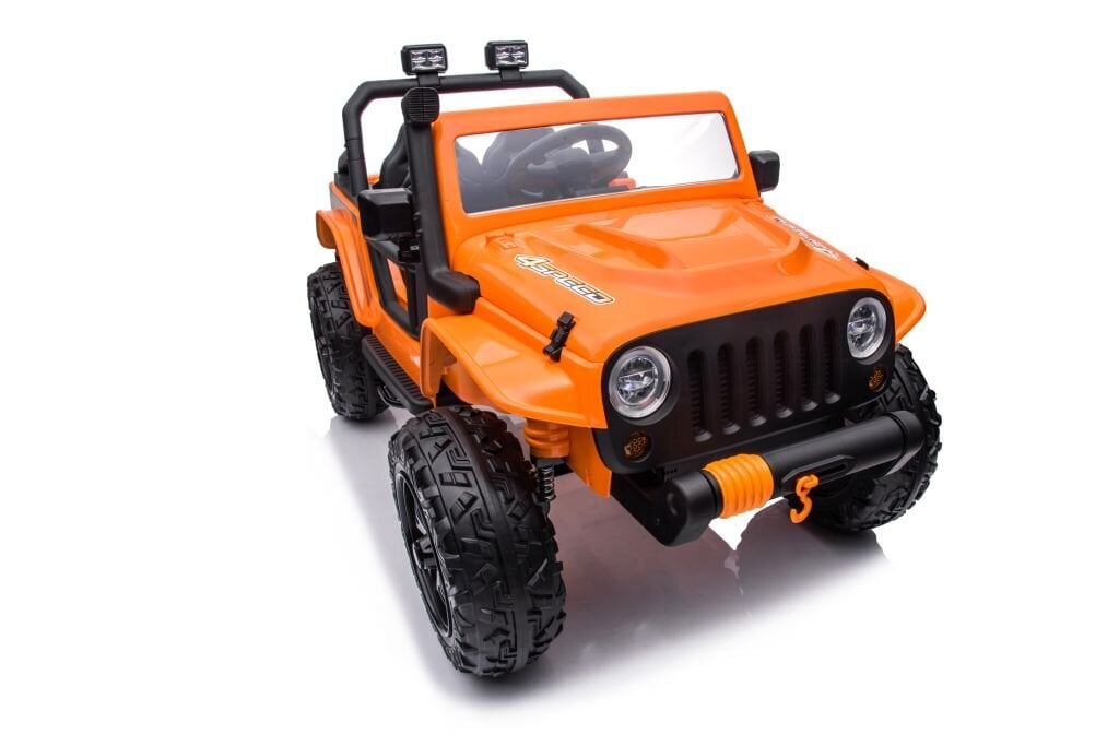 Ühekohaline elektriauto lastele Jeep Extreme kuni 100 kg XB-1118, oranž hind ja info | Laste elektriautod | kaup24.ee